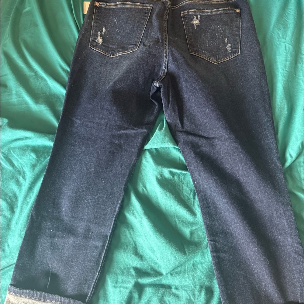 Judy Blue Dark Blue Boyfriend Jeans